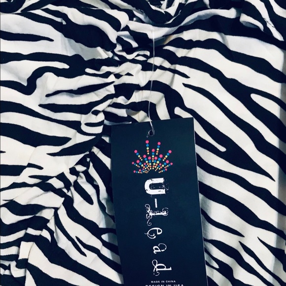 Black & White Zebra print dress - Picture 3 of 4